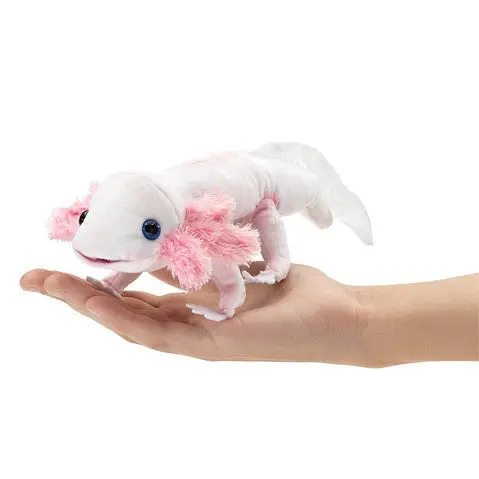 Folkmanis Axolotl Finger Puppet – Unique Creature Character