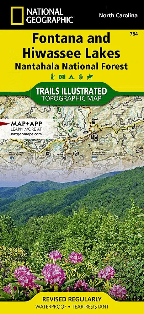 Fontana Lake & Hiwassee River Map — Nantahala National Forest