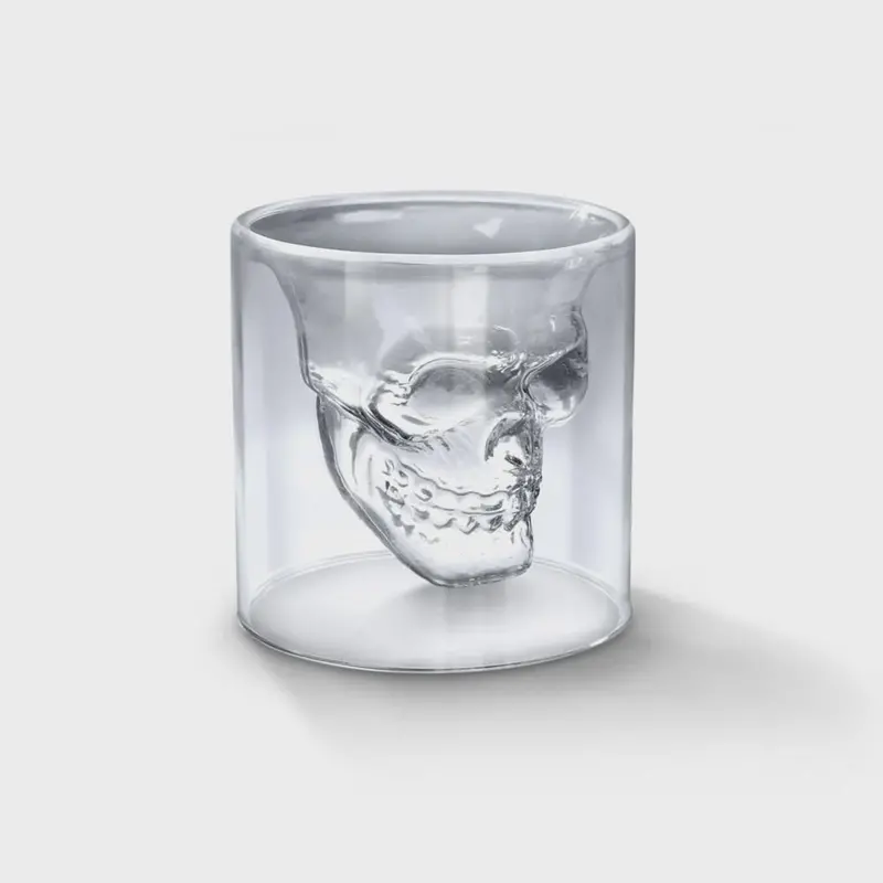 Fred Doomed Skull Shot Glass – Dark Humor Barware