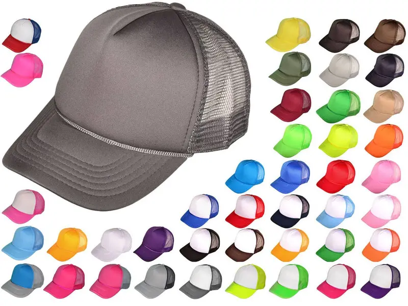 Front-Foam Blank Trucker Hat – BK Caps Structured Design
