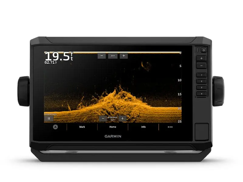 Garmin ECHOMAP UHD2 73sv Fishfinder with GT54UHD-TM Transducer & Navionics+ Inland Maps