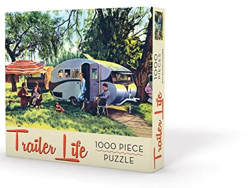 Gibbs Smith Trailer Life 1000-Piece Jigsaw Puzzle – Scenic RV & Outdoor Design