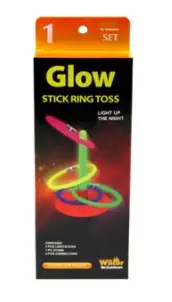 Glow Stick Ring Toss Game – UV-Activated Outdoor Fun