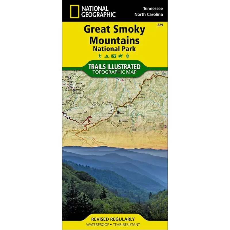 Great Smoky Mountains National Park Official Map & Guide