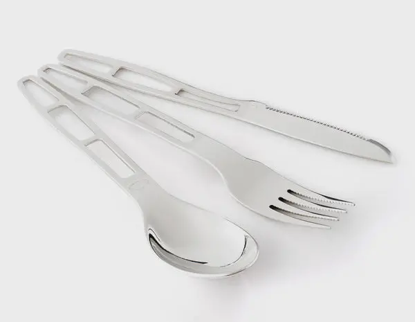 GSI Glacier Stainless Steel 3-Piece Cutlery Set