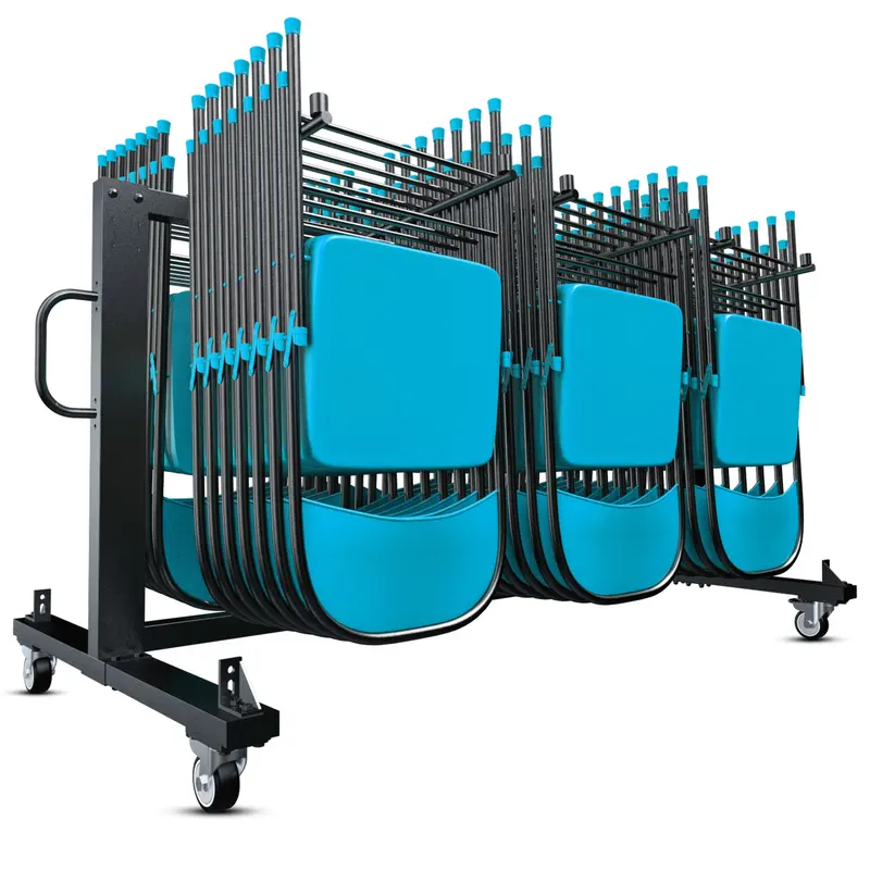 Hawkins All-in-One Folding Furniture Transport Cart – Holds 42 Chairs & 12 Tables