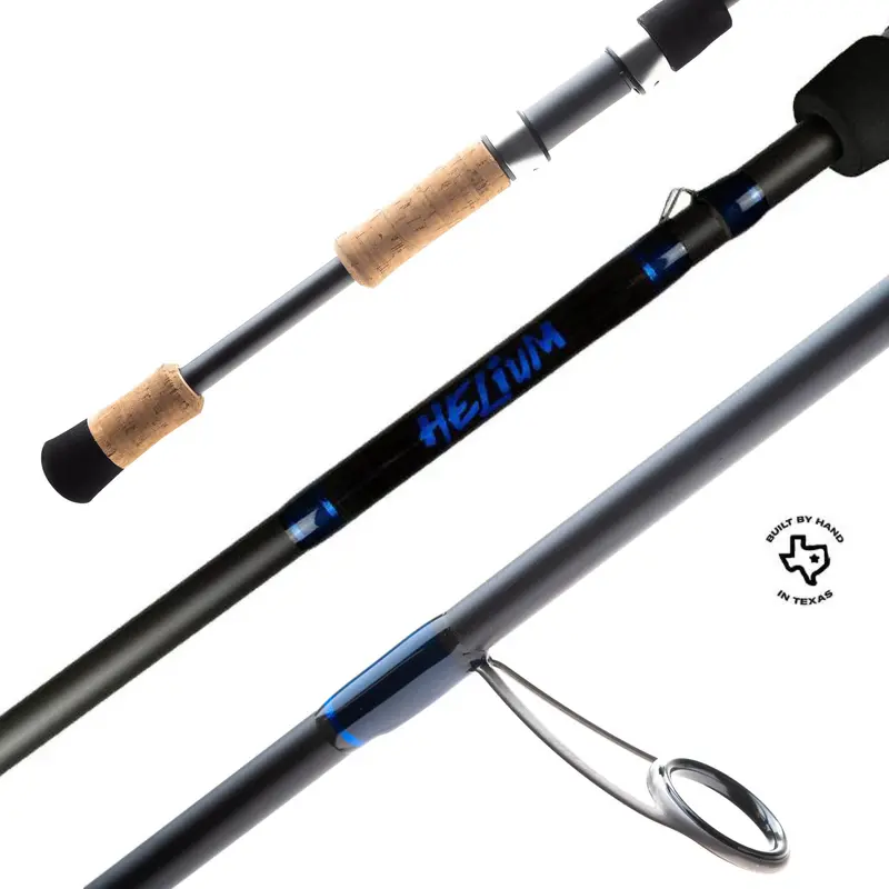 Helium Shaky Head, Tube & Spy Bait Spinning Rod for Subtle Presentations