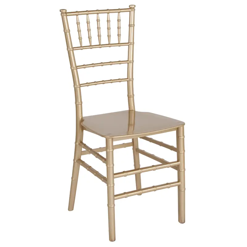 HERCULES Resin Chiavari Chair – Stackable Design with Free Cushion Included