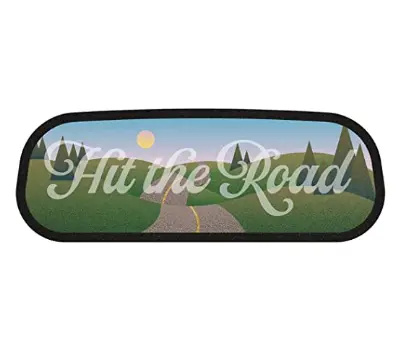 ‘Hit the Road’ Travel Sticker – Wanderlust Theme