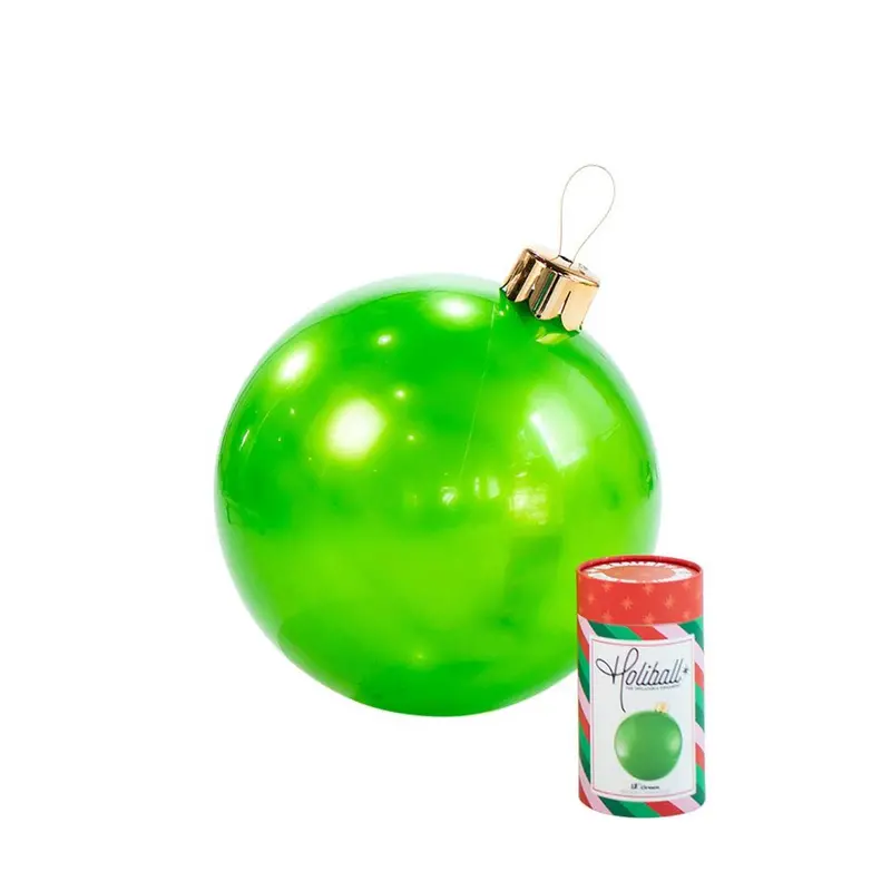 Holiball 18-Inch Classic Forest Green Inflatable Ornament