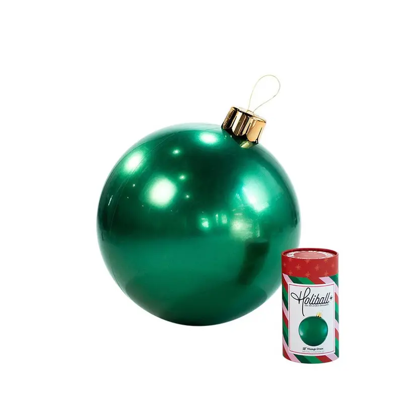 Holiball 18-Inch Retro Green Inflatable Holiday Decoration