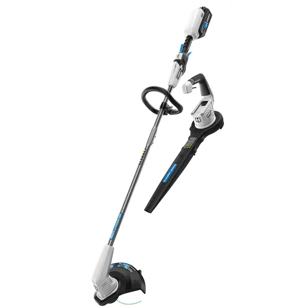 HONGGE Dual-Function 20V Cordless Trimmer and Leaf Blower — Compact Garden Combo