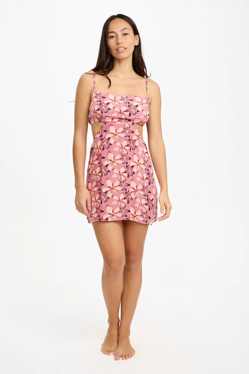 Ibiza Mini Dress in Floral Bloom