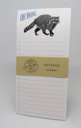 Just My Type Minimalist Hardcover Notepad