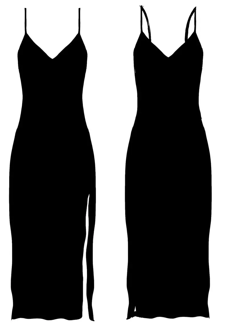 Kahea Maxi Dress – Black