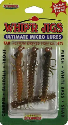 K&E Stopper Pre-Rigged Water Bugs – Assorted Colors, 3-Pack with 2 Spare Bodies (WSBW-AST)
