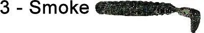 K&E Stopper Whip’r Smoke Shad Soft Plastic Bait Bodies (25 per Bag)