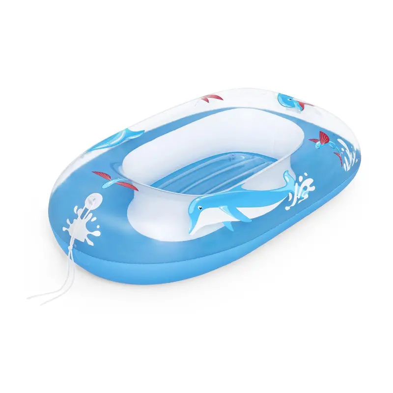 Kids’ Dolphin-Shaped Inflatable Pool Boat Toy
