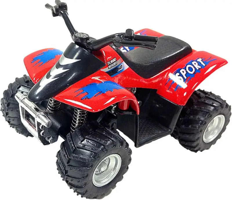 Kinsfun Pull-Back Action ATV Toy for Kids