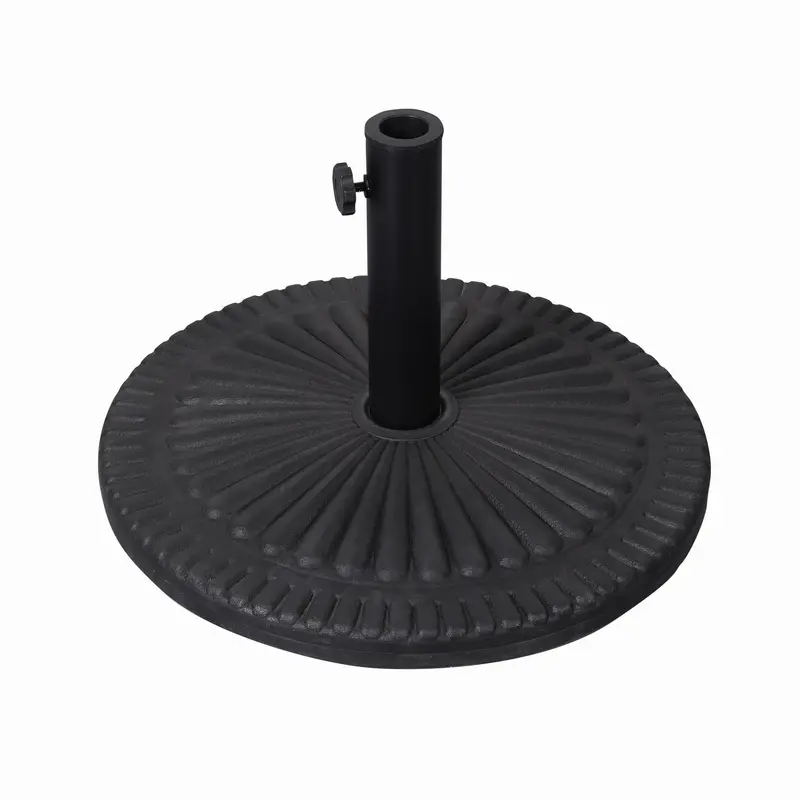Kona Weatherproof Cement Umbrella Base with Sunburst Polymer Coating – Universal Fit