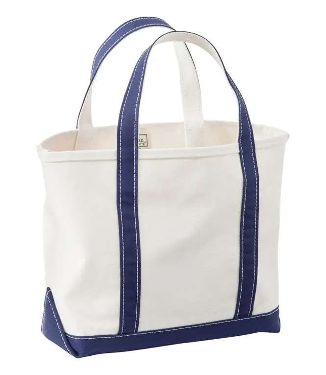 L.L. Bean Boat & Tote Open-Top Canvas Carry Bag