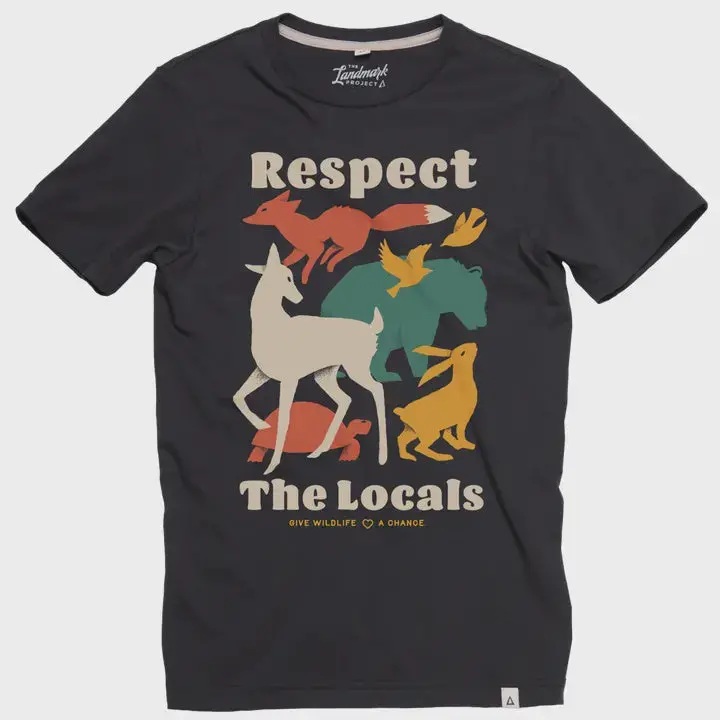 Landmark Project Respect The Locals T-Shirt – Ethically Made Graphic Tee Celebrating Community
