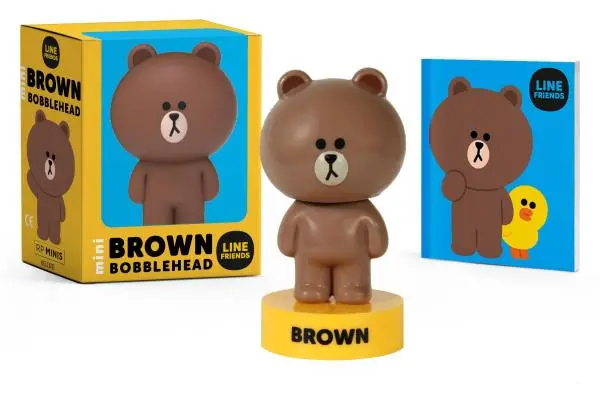 Line Friends Mini Brown Bobblehead: Hachette Book Group Collectible Figure