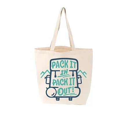 Lit Pack It In, Pack It Out Tote Bag – Eco-Conscious Reusable Carryall