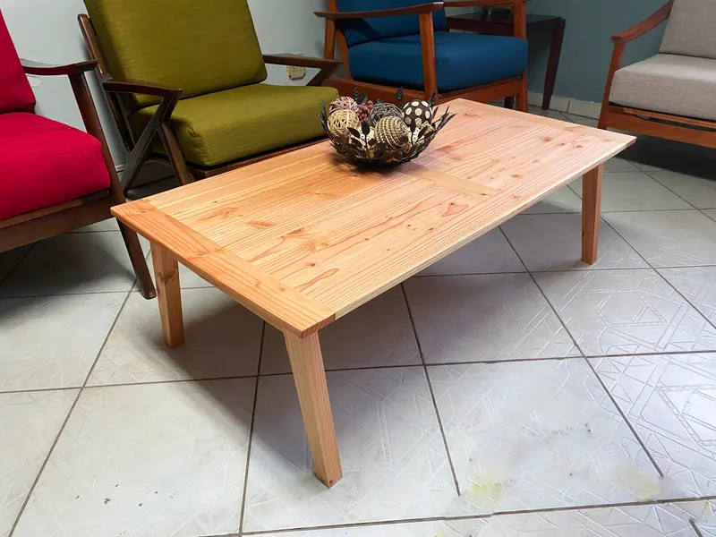 Low-Profile Modern Patio Coffee Table