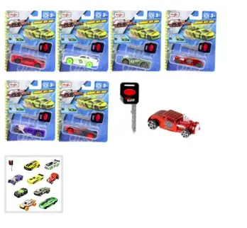 Maisto Burnin’ Key Cars – Assorted Die-Cast Miniature Vehicles
