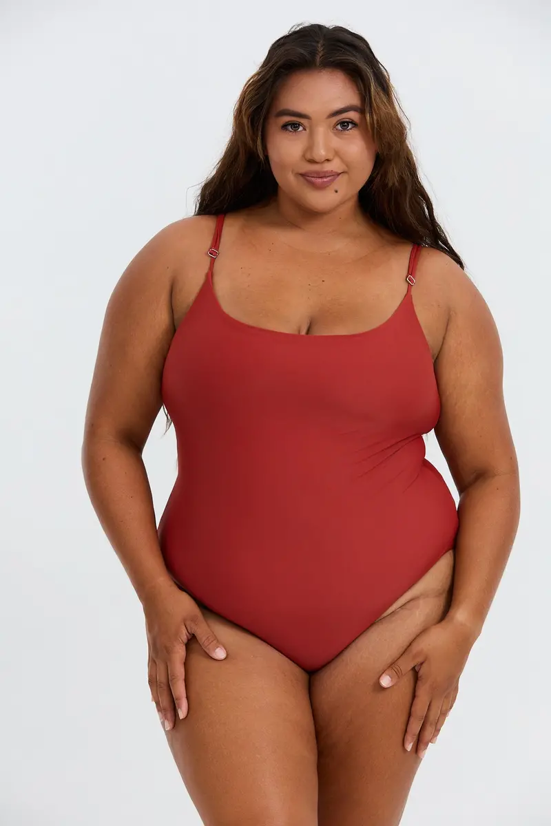 Makenna Curve-Fit One-Piece in Waialua