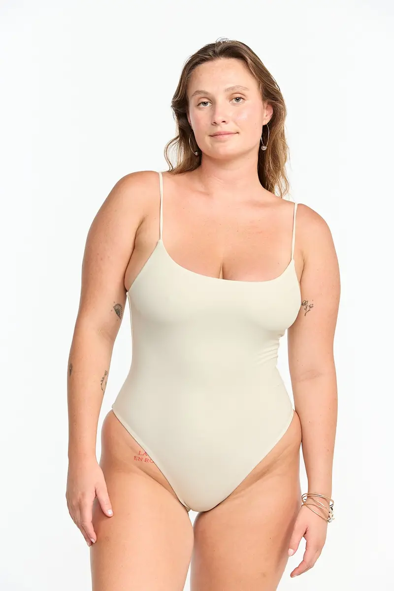 Makenna One-Piece Swimsuit in Gardenia