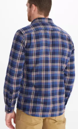 Marmot Bayview Flannel Shirt for Men – Midweight Checked Plaid Button-Up