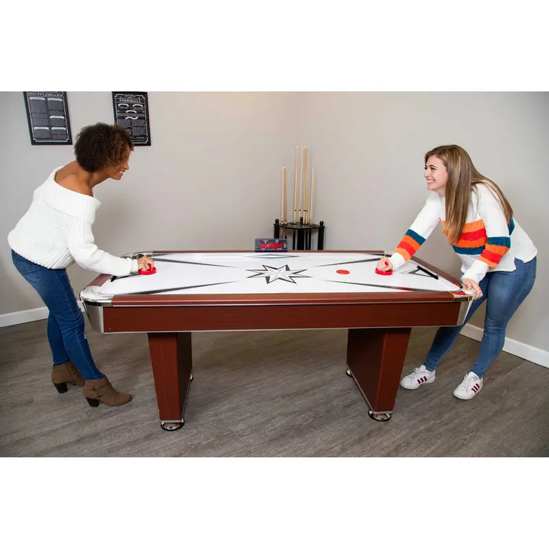 Midtown 6-Foot Air Hockey Table – Warm Cherry Wood Finish