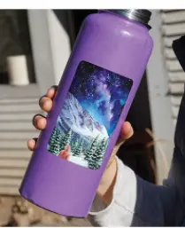 Milky Way Night Hike Sticker – Astronomy-Inspired Design