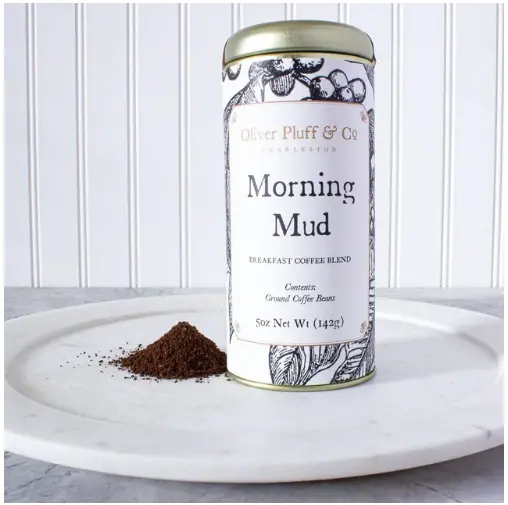 Morning Mud Signature Ground Coffee in Collectible Tin