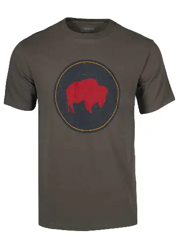 Mountain Khakis Bison Patch Graphic T-Shirt for Men