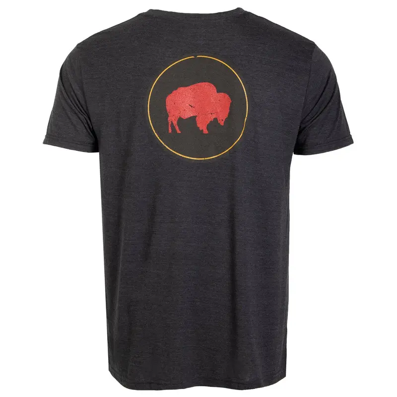 Mountain Khakis Bison Patch Logo T-Shirt – Soft Cotton Short-Sleeve Graphic Tee