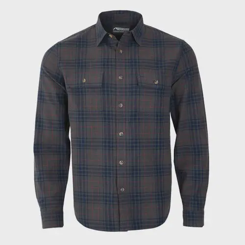 Mountain Khakis Men’s Park Flannel Shirt – Relaxed Fit Cotton Blend