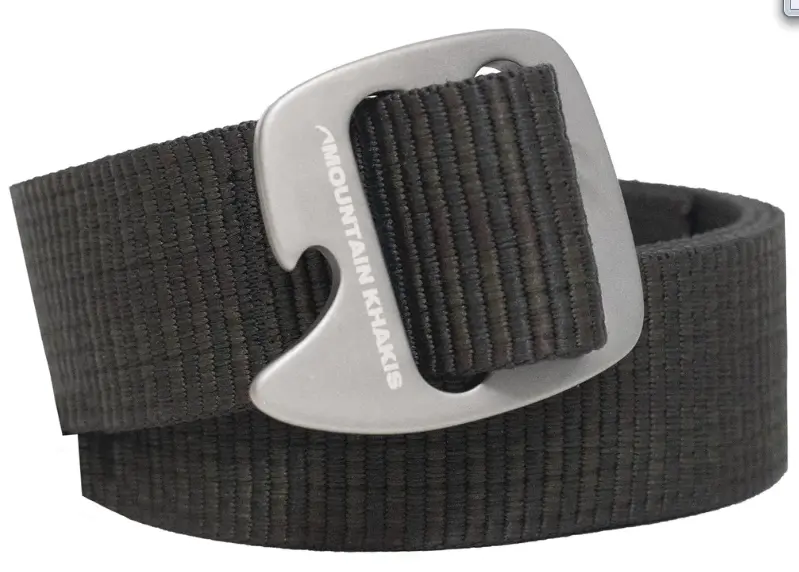 Mountain Khakis Patterned Webbing Belt – Durable Nylon Casual Belt