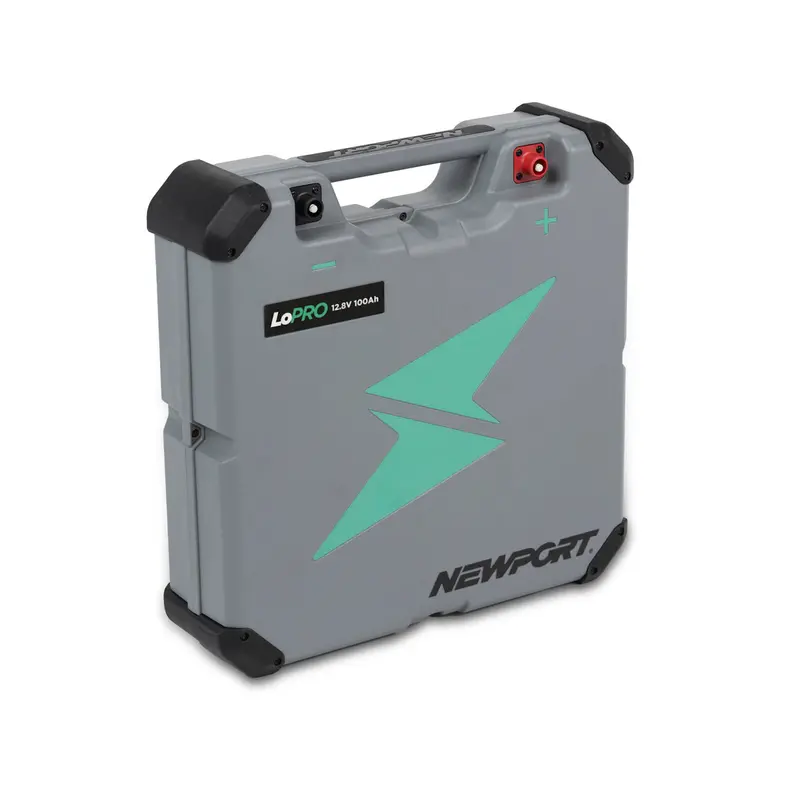 Newport 12V 100Ah LoPro Lithium Iron Phosphate (LiFePO4) Deep Cycle Battery