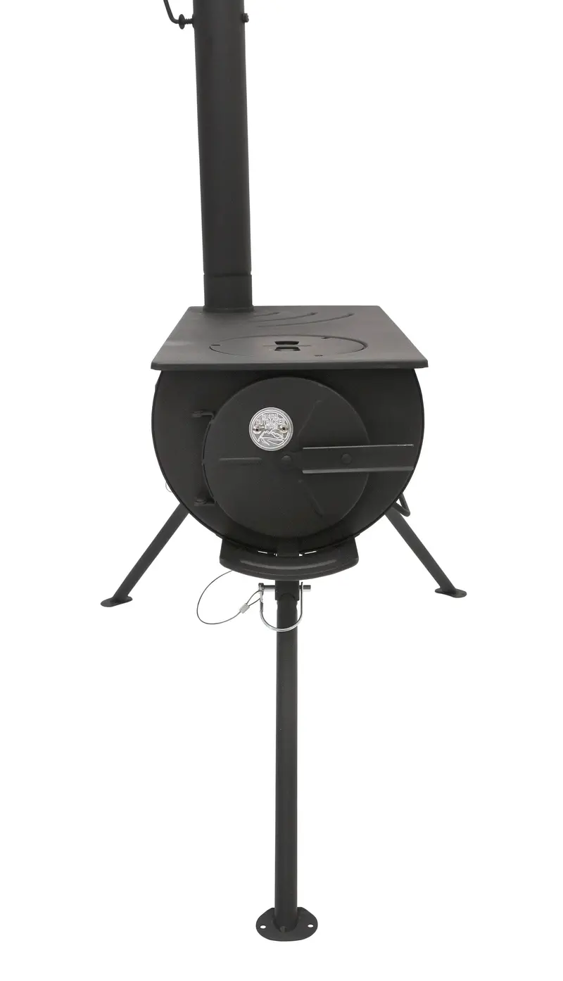 Outbacker® Pioneer Tent Stove with Integrated 2.41m Flue System – 2.5kW Output