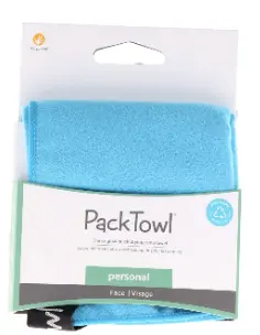PackTowl Personal Face Towel with Visage Design – Quick-Dry Microfiber