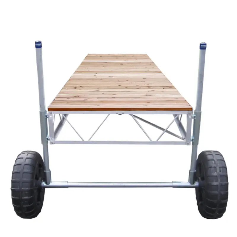 Patriot Docks 40-Foot Cedar Roll-In Dock System