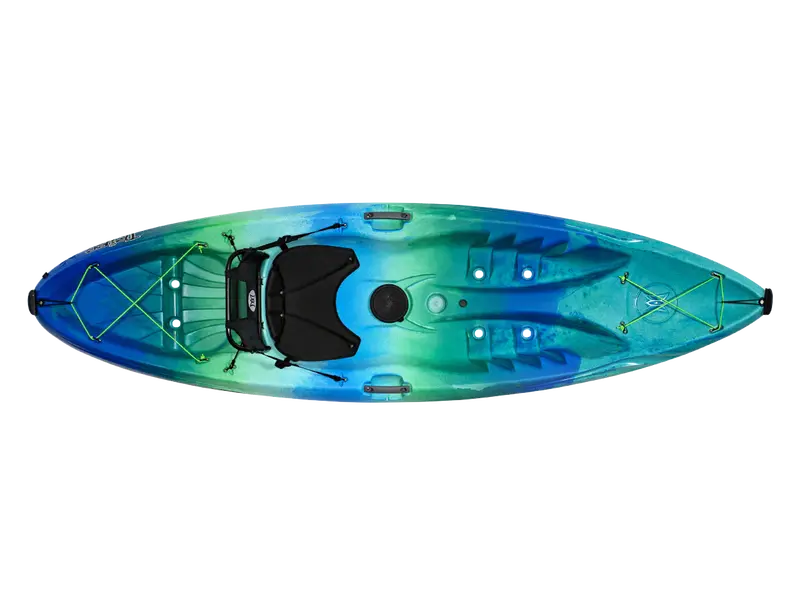 Perception Tribe 9.5 Kayak – Stable, Entry-Level Recreational Sit-On-Top Kayak