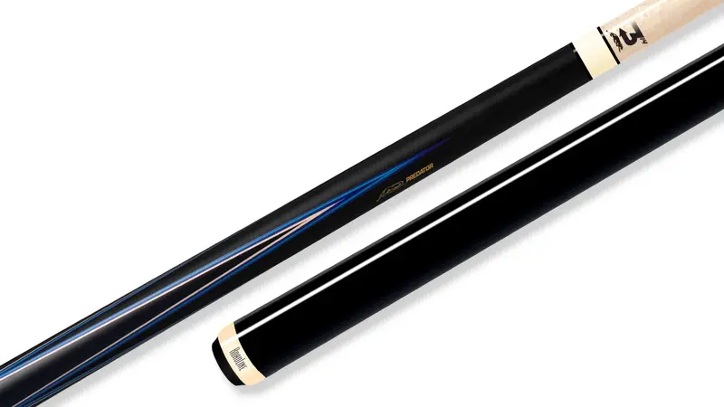 Predator 4-Point Sneaky Pete Cue – Black/Blue Points, No Wrap