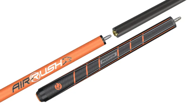 Predator Air Rush Flare Orange Jump Cue – Sport Wrap Design
