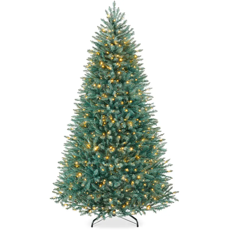 Premium Nordic Fir Artificial Christmas Tree with Dual-Mode Twinkle LED Lights