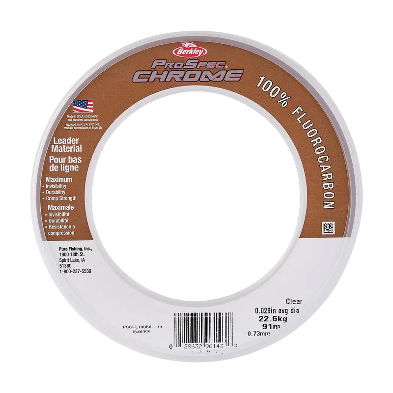 ProSpec® Chrome Fluorocarbon Leader – 100% Pure