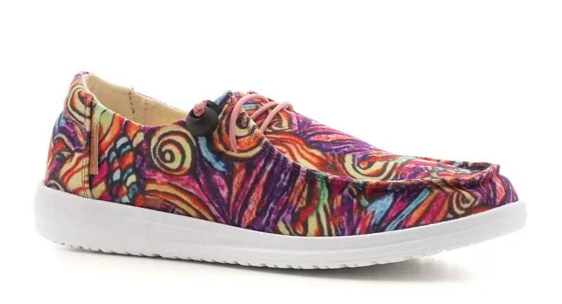 Purple Swirl Design Kayak Sandals by Corky’s